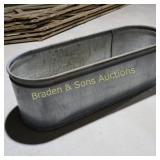USED GALVANIZED WATER TROUGH.