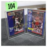 GROUP OF 2 MICHAEL JORDAN BASKETBALL CARDS IN