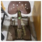 VINTAGE TRACTOR SEAT.