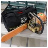 USED STIHL MS 250 CHAIN SAW AND ROAD HAZARD