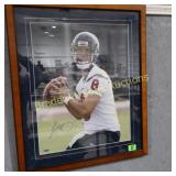 FRAMED 19" X15" MATT SCHAUB AUTOGRAPHED PRINT.