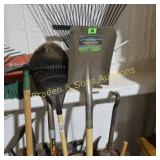 GROUP OF ASSTD YARD TOOLS, ETC.