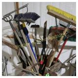 GROUP OF ASSTD YARD TOOLS ETC.