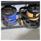 GROUP OF 2 USED SHOP VACS IN WORKING ORDER.