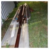 GROUP OF ASSTD METAL SIDING ETC