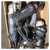 GROUP OF 2 BOXES OF ASSTD POWER TOOLS.