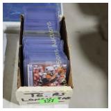 BOX OF ASSTD TEXAS RANGER SPORTS CARDS.
