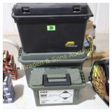 GROUP OF 3 EMPTY AMMO CANS.