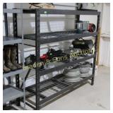 USED HEAVY DUTY 78" X 72" HEAVY DUTY METAL SHELF.