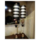 GROUP OF 2 CONTEMPORARY 42" TABLE LAMPS
