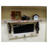 CONTEMPORARY WALL SHELF WITH CONTENTS