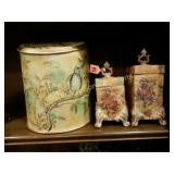 GROUP OF 3 CONTEMPORARY TABLE DECORATIONS