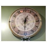 CONTEMPORARY 24" WALL CLOCK WITH STAND