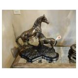 BRONZE 18"X18" WESTERN SCULPTURE