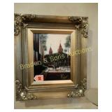 FRAMED 9" X 7" ARTIST SIGNED PRINT BY PETER O