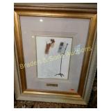 GILT FRAMED 10" X 8" WATER COLOR BY JILL WYATT