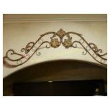 CONTEMPORARY 60" X 18" METAL WALL DECORATION