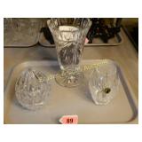 TRAY OF ASSTD CRYSTAL INCLUDING 2 WATERFORD