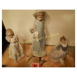 GROUP OF 3 LLADRO FIGURINES