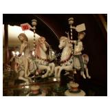 GROUP OF TWO 15" LLADRO FIGURINES