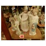 GROUP OF FOUR LLADRO FIGURINES