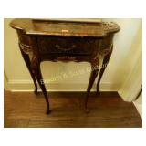 CONTEMPORARY HALF MOON HALL TABLE