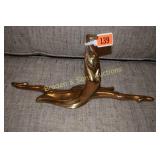 LTD ED 73/500-  8" X 17" BRONZE SCULPTURE "AMBER