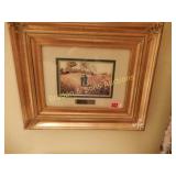 GILT FRAMED 5" X 7" PRINT BY KENNITH WYATT