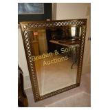 BRONZE FRAMED 51" X 37" MIRROR