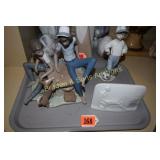 GROUP OF 3 LLADRO FIGURINES