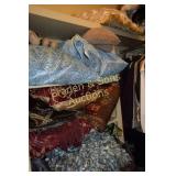 CONTENTS OF BEDROOM CLOSET