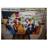 UNFRAMED 24" X 36" OIL ON CANVAS BY J. GARRAH