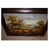 FRAMED 24" X 36" OIL ON CANVAS