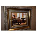 GILT FRAMED LTD ED 43/250- 10" X 14"  ARTIST SIGNE