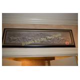 FRAMED 8" X 39" PRINT