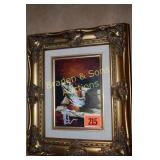 GILT FRAMED 6" X 5"  ARTIST SIGNED PETER O