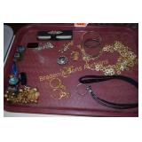 TRAY OF ASSTD DESIGNER COSTUME JEWELRY