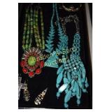 TRAY OF ASSTD TURQUOISE  JEWELRY