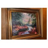 GILT FRAMED 19" X 23" OIL ON CANVAS BY GARDNER