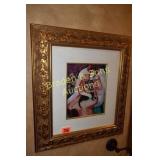 GILT FRAMED LTD ED 835/975 - 10" X 8" ARTIST