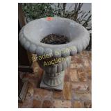 GROUP OF 2 CEMENT PLANTERS