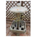 48" CEMENT BIRD BATH/WATER FEATURE