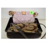 GROUP OF 2 COACH STYLE DESIGNER PURSES