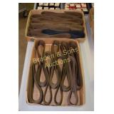 GROUP OF 16 SADDLE CINCH STRAPS