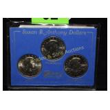 GROUP OF THREE 1979 BRILLIANT UNCIRCULATED