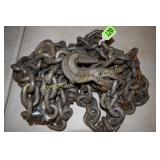 GROUP OF TWO 3/4" TEN FT HEAVY DUTY CHAINS
