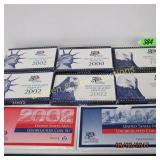 GROUP OF 6 US MINT PROOF SETS