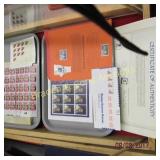 GROUP OF 2 TRAYS OF ASSTD ELVIS PRESLEY STAMPS ETC