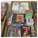 GROUP OF 2 BOXES OF ASSTD TRADING CARDS AND