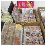 GROUP OF 2 BOXES OF ASSTD BASEBALL AND BASKETBALL